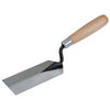 Kraft Tool Co Hi-Craft 5 Inch x 2 Inch Margin Trowel with Wood Handle, small image number 2