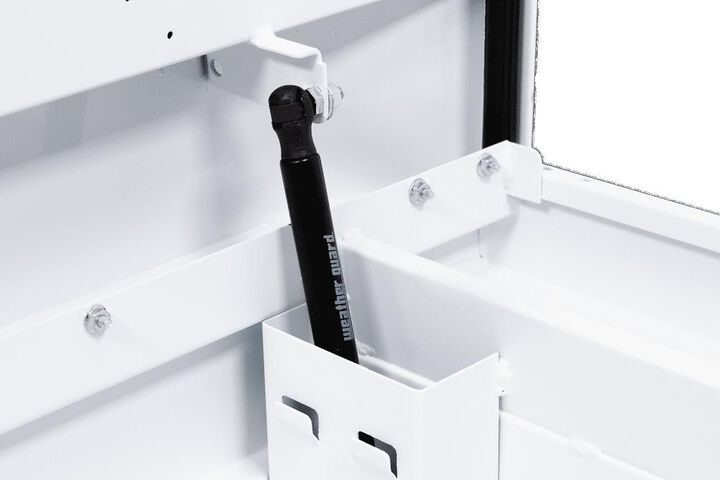 Weather Guard Saddle Truck Tool Box Steel Compact White, large image number 6