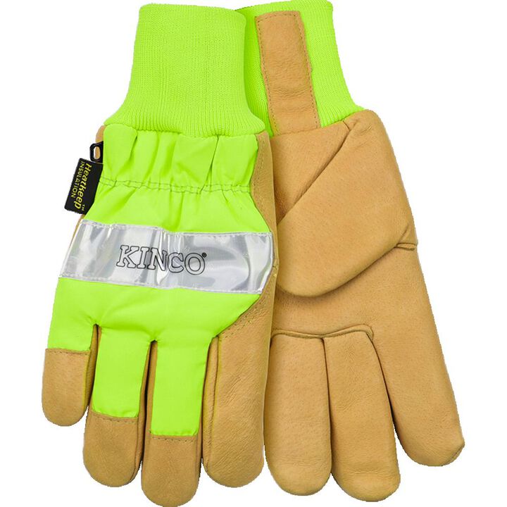 Kinco Hi-Vis Green Grain Pigskin Palm XL