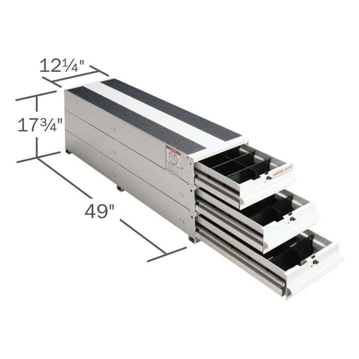Weather Guard Itemizer Van Drawer Unit Stacked 49 In. x 12.25 In. x 17.75 In., large image number 1