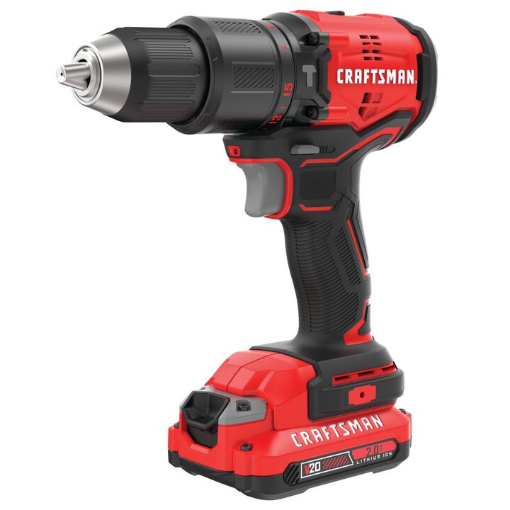 CRAFTSMAN V20 Brushless 1/2 Inch Hammer Drill Kit