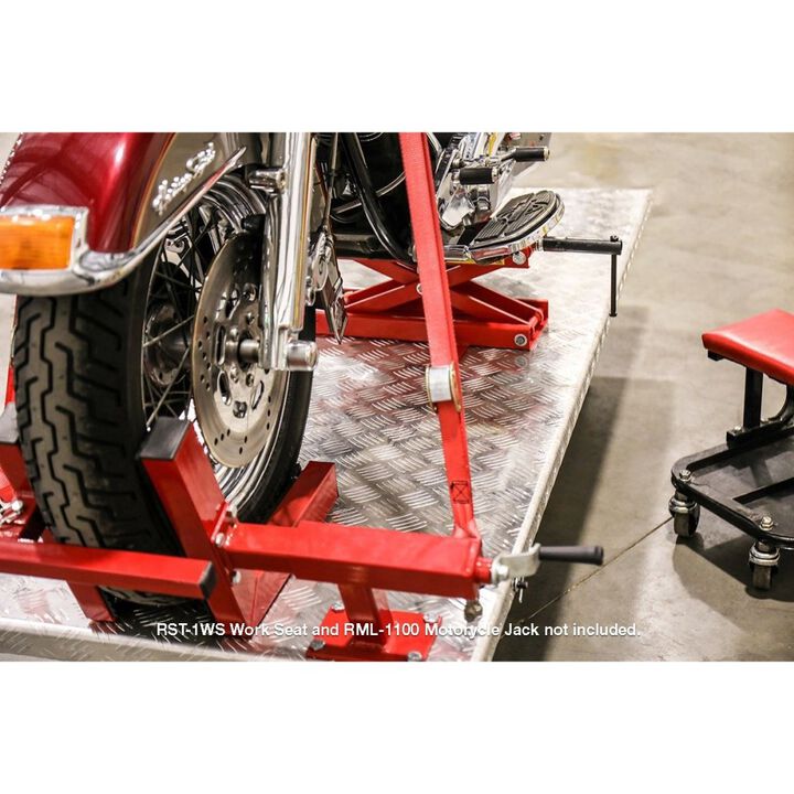 QuickJack 1000 Lbs Motorcycle Lift Adapter Kit with Front-Wheel Vise, large image number 3