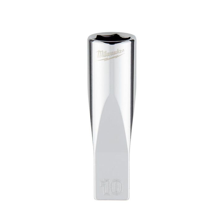 Milwaukee 1/4 in. Drive 10mm Metric 6-Point Deep Socket