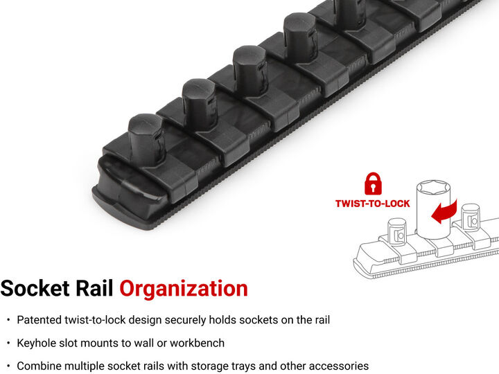 Tekton 3/8 Inch 12 Point Socket Set, 15 Pieces (1/4-1 Inch), large image number 5