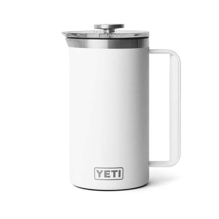 YETI 34 Oz Rambler French Press with Twist-to-Lock Lid White, large image number 0