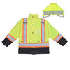Radians Polyester Weatherproof Parka with Zip-Out Reversible Bomber Jacket, Hi-Viz Green, Medium, small image number 5