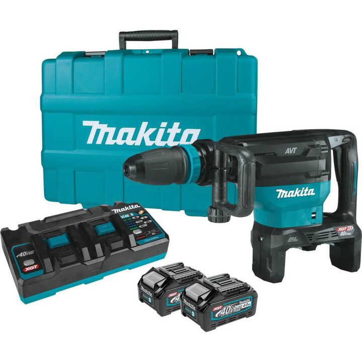 Makita 40V max X2 (80V) XGT 28 lb AVT Demolition Hammer Kit