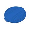 Toter 44 Gallon Round Trash Can Lid Blue, small image number 1