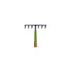 Ames 7-Tine Welded Floral Level Rake with 48 Inch Wood Handle, small image number 2