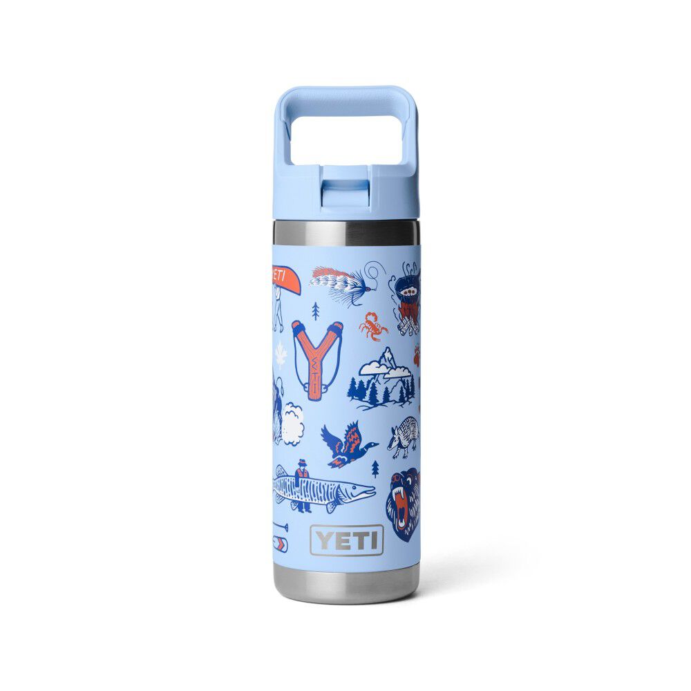 YETI 18oz Rambler Water Bottle with Straw Cap, large image number 1