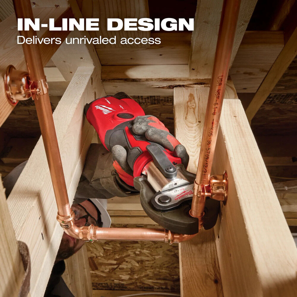 Milwaukee M12 Press Tool Kit and IPS-P Press Jaw Set Bundle, large image number 10