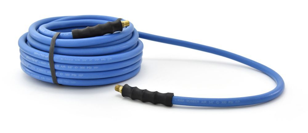 BluBird Nex-Gen 3/8 Inch x 50 Ft. Rubber Air Hose Assembly, large image number 2