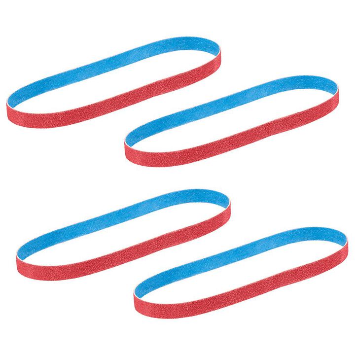 Milwaukee 1/2 Inch x 18 Inch 120 Grit Bandfile Belts  4 Pack