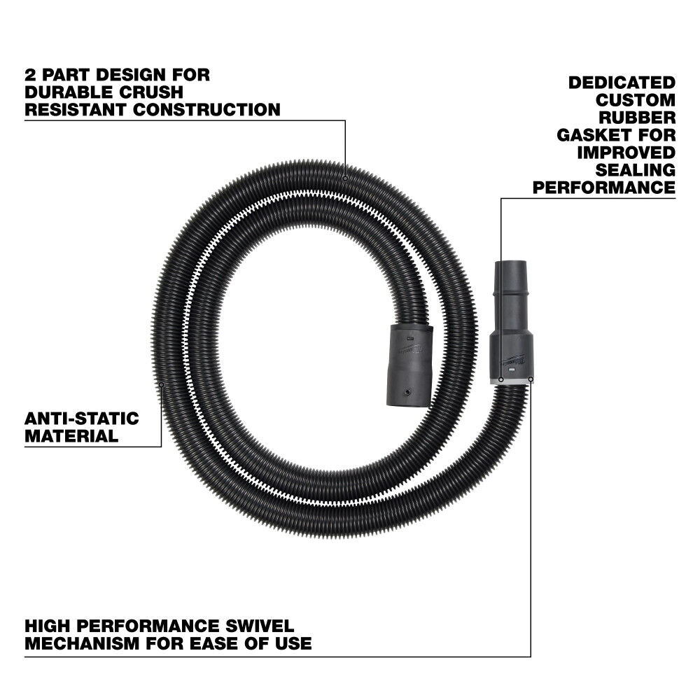 Milwaukee 1 7/8inch x 9' Flexible Hose, large image number 6