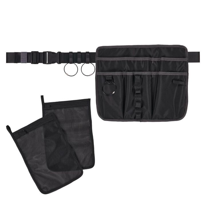 Ergodyne Arsenal 5715 Black Cleaning Apron Pouch with Pockets, large image number 0