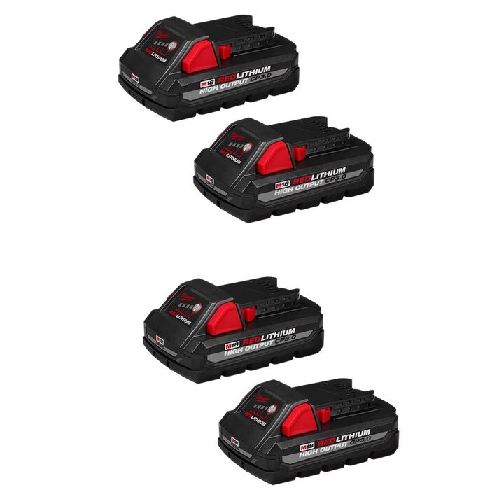 Milwaukee M18 REDLITHIUM HIGH OUTPUT CP 18V 3Ah Lithium Ion Power Tool Battery Pack with Fuel Indicator