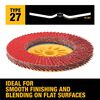 DEWALT 4 1/2in X 5/8in 11 60G T27 XP Ceramic Trim Flap Disc, small image number 3