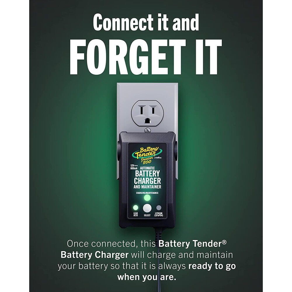 Battery Tender Lead Acid/Lithium Selectable Battery Charger 12V 800mA, large image number 7