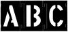 C H Hanson 3 Inch Stencil Set-Letter/Number, PVC, 92 Pieces, small image number 2