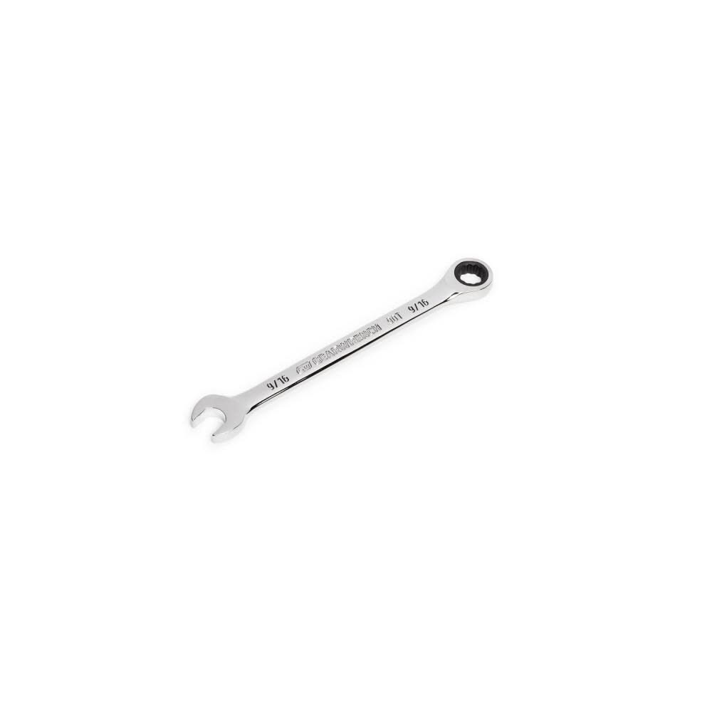 GEARWRENCH 9/16in 90T 12 Point Ratcheting Combination Wrench, large image number 9