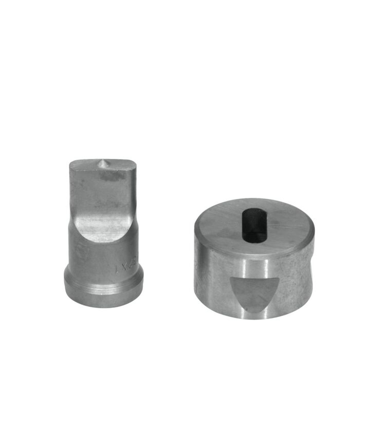 Edwards 11/32 Inch Punch x 3/8 Inch Die Oblong Punch & Die Set, large image number 1