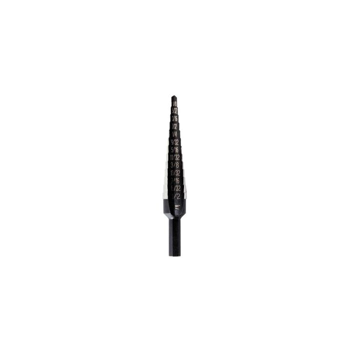 Irwin #1 Unibit Step Drill 13 Hole Sizes