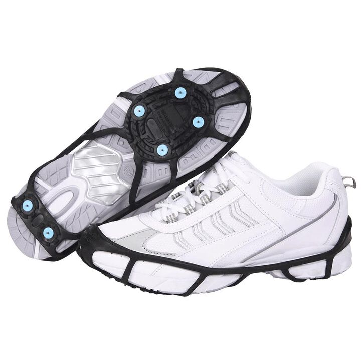 Due North Everyday G-3 Winter Over Shoe Slip Resistant Traction Footwear with Grip Carbide Spikes Open/Close Split Tread Textured Lining L/XL