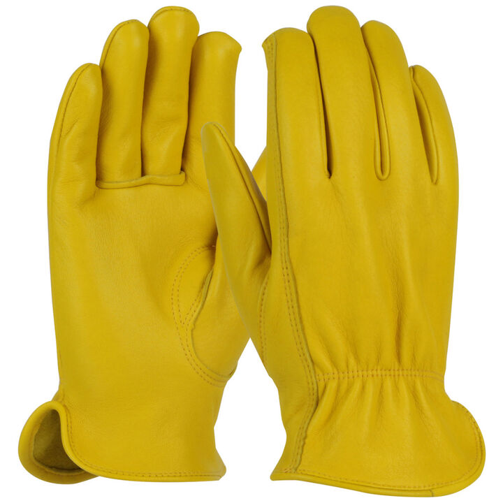 Protective Industrial Products GoldDeerskin Leather Driver Gloves XL