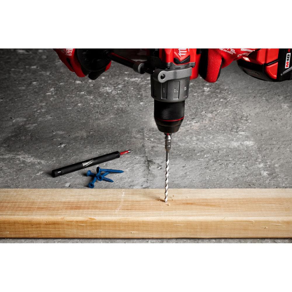 Milwaukee SHOCKWAVE Impact Duty Carbide Multi Material Drill Bit Concrete Screw Install Kit 7pc, large image number 9