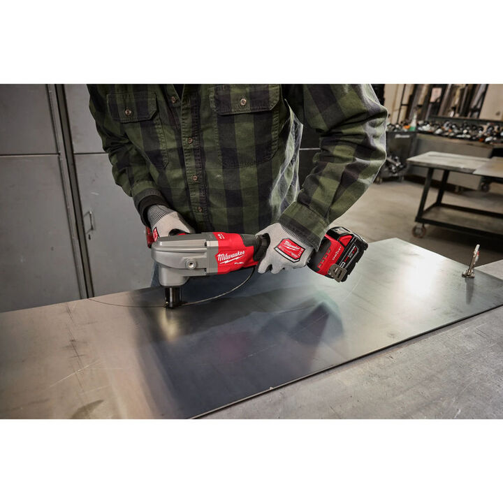 Milwaukee M18 Fuel 10 Gauge Nibbler & Redlithium XC8.0 Battery Pack Bundle, large image number 9