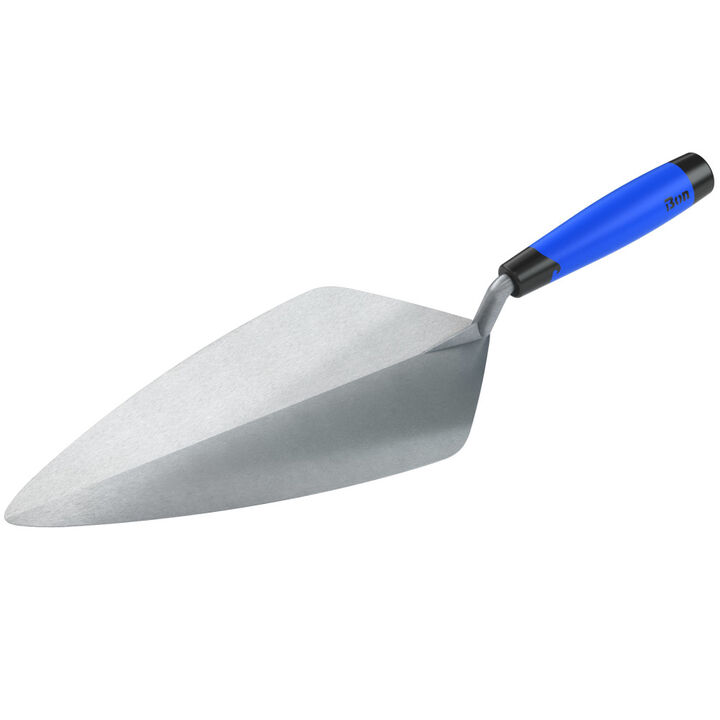 Bon Tool Brick Trowel Narrow London Forged 13 Inch with Comfort Handle