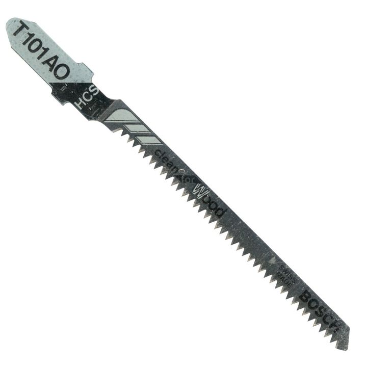 Bosch 3-1/4 Inch 20 TPI Clean for Wood T-Shank Jig Saw Blades 100 Piece