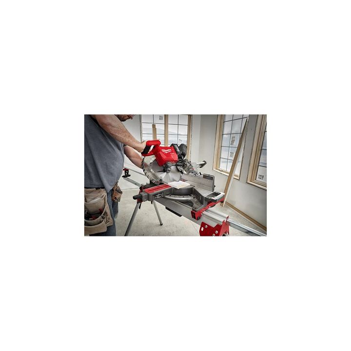 Milwaukee M18 12 In. Miter Saw (Bare Tool), Folding Miter Saw Stand Bundle, large image number 3