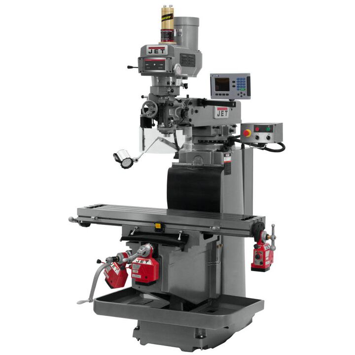 JET JTM-1254RVS DP700 DRO X PFD Vertical Milling Machine
