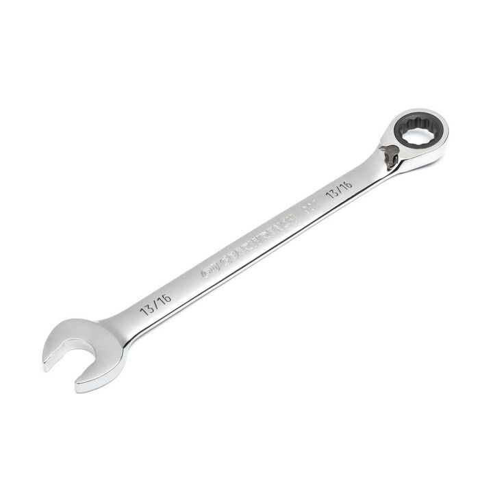 GEARWRENCH 13/16 Inch 90-Tooth 12 Point Reversible Ratcheting Wrench, large image number 3