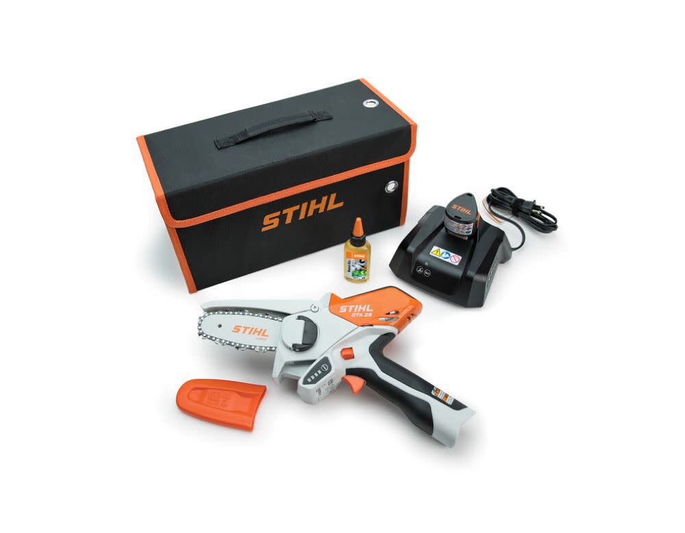 Stihl Garden Pruner with 10.8V Lithium-Ion Battery and Charger & Replacement Saw Chain Bundle, large image number 6