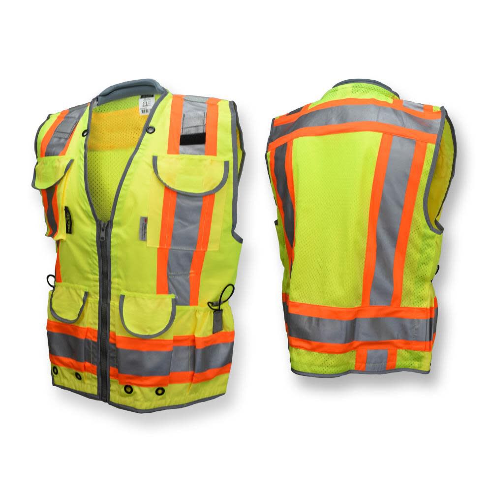 Radians Heavy Woven Two Tone Woven/Mesh Engineer Vest, large image number 9
