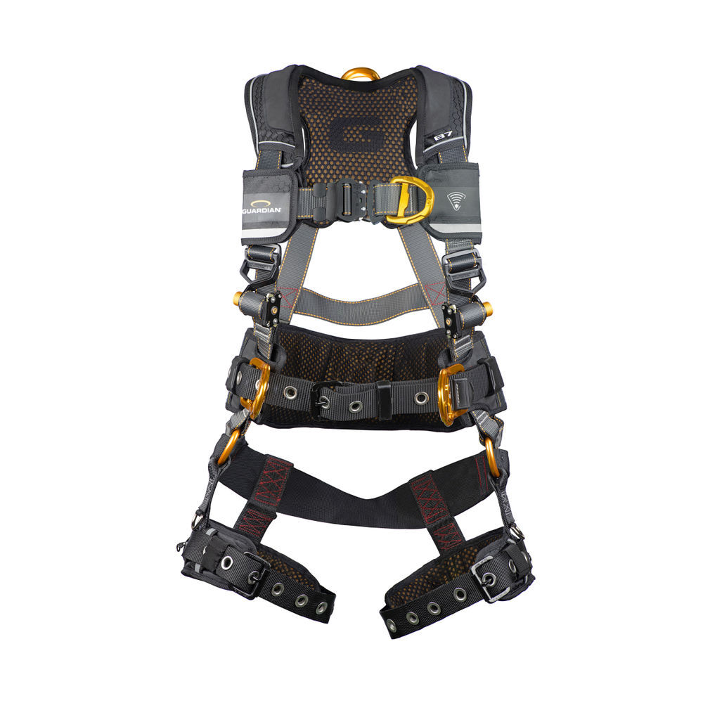 Guardian Fall Protection Full Body Harness with Chest/TB Leg Buckle Sternal & Hip, large image number 1