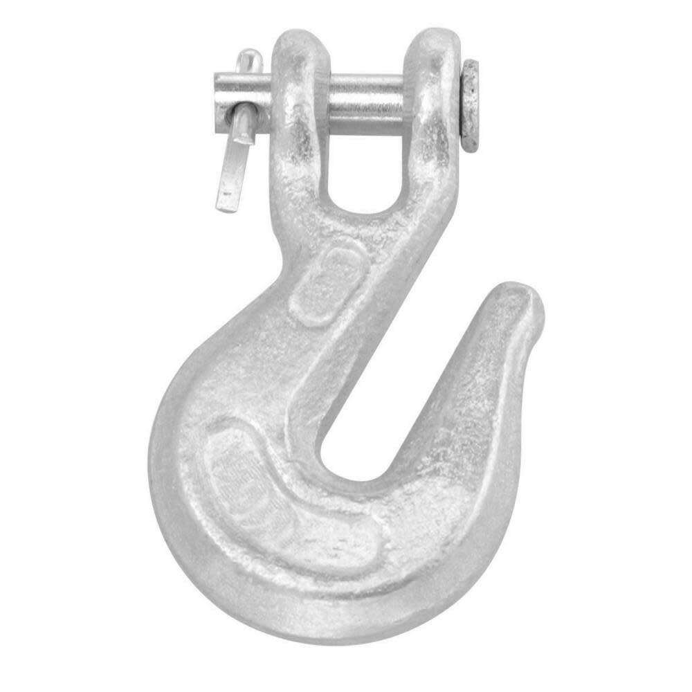 Campbell 1/4 In. Clevis Grab Hook Grade 43 Zinc Plated, large image number 1