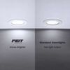 Feit Electric 7 Inch 14.6W 1200 Lumen 2200K LED Canless Recessed Downlight White, small image number 5