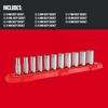 CRAFTSMAN 3/8-in Drive Metric 6 Point Deep Socket Set, 11pc, small image number 1