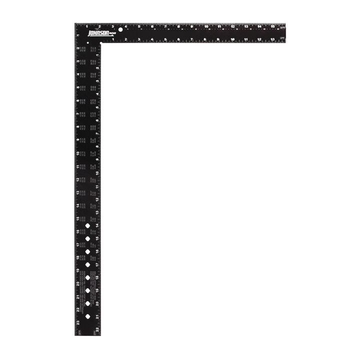 Johnson Level 16 Inch x 24 Inch Arc Angle Framing Square