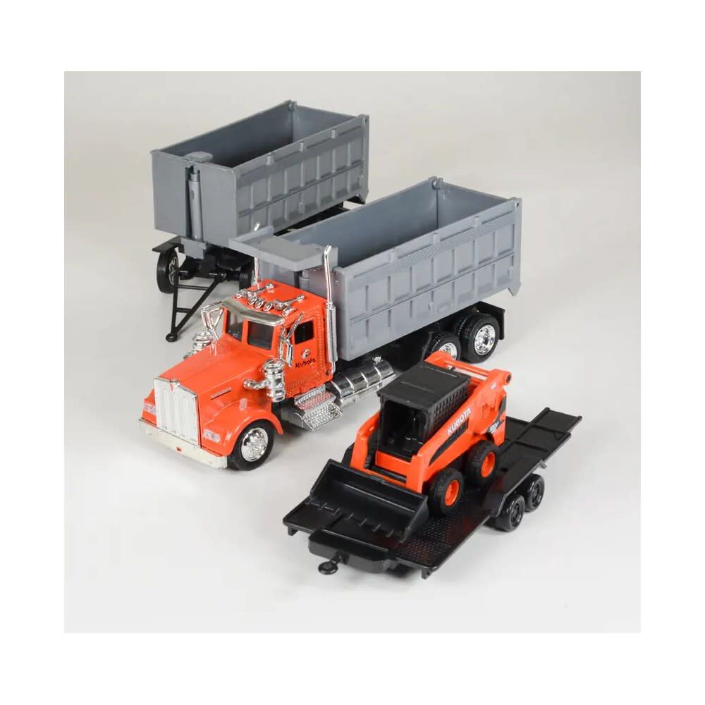 Kubota Miniature Toy Construction Equipment & Dump Truck Playset, large image number 2