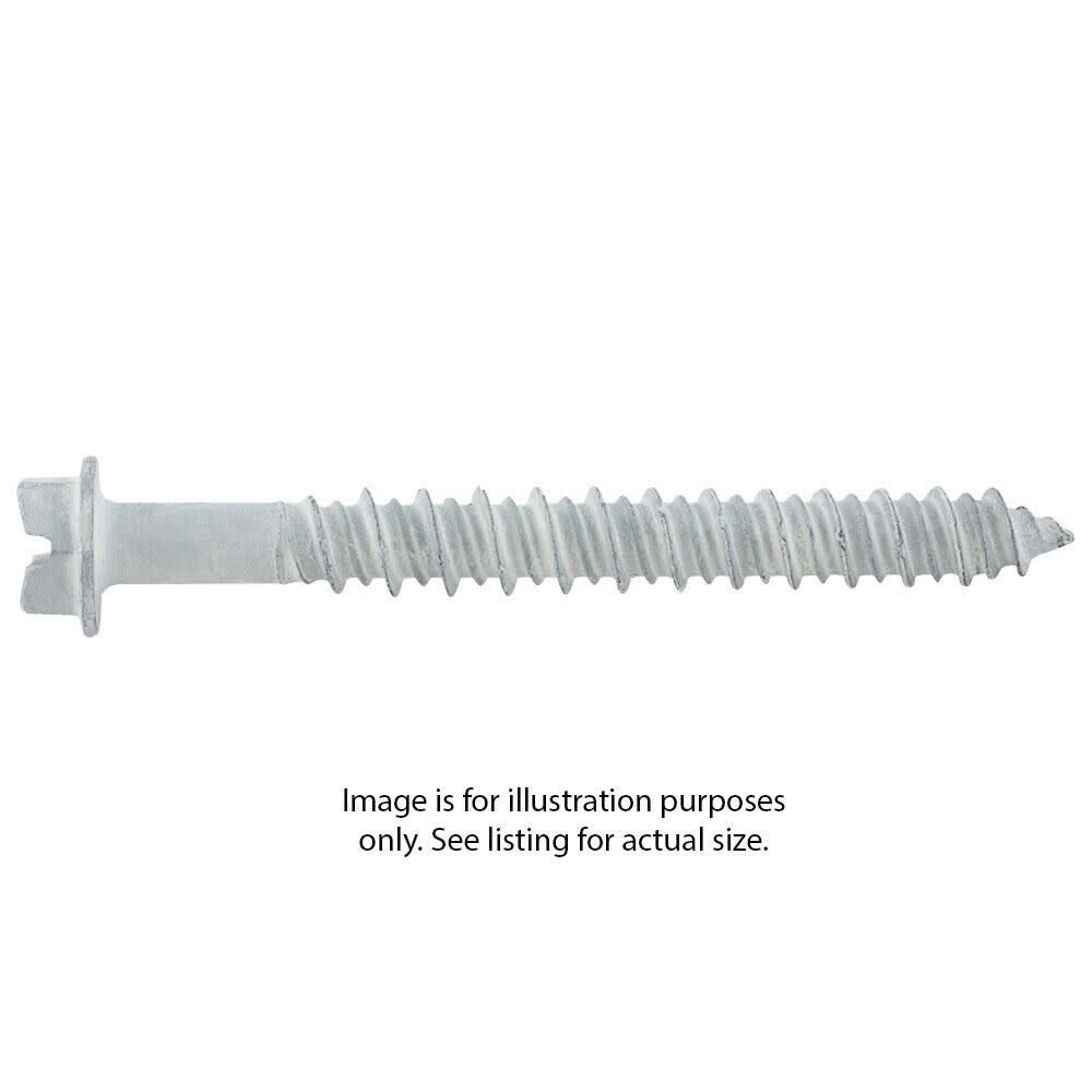 DEWALT Ultracon+ Screw Anchor Hex Washer Head 1/4 Inch x 4, large image number 2