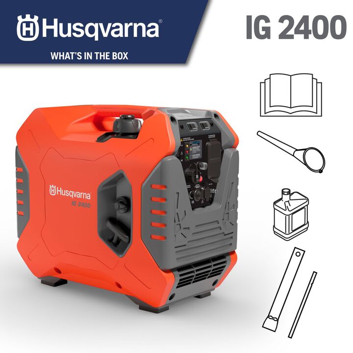 Husqvarna 2400W Dual Fuel Portable Inverter Generator, large image number 8