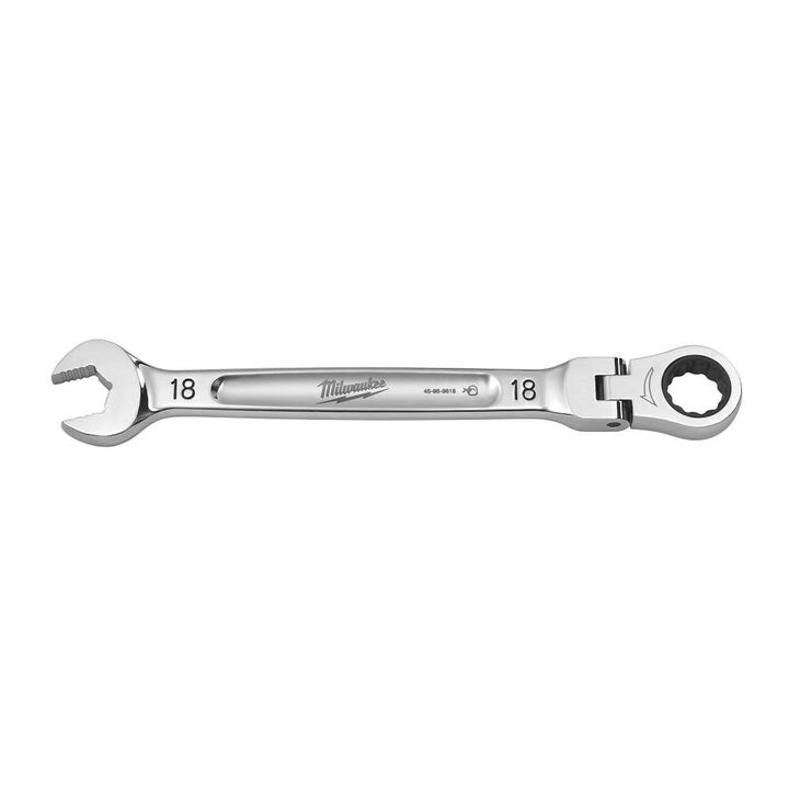 Milwaukee Combination Wrench Flex Head Ratcheting 18mm