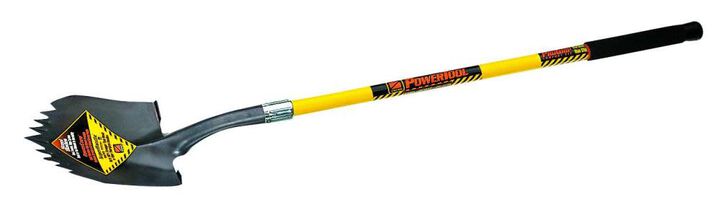 Structron Super Shovel Yellow Fiberglass Handle Cushion Grip