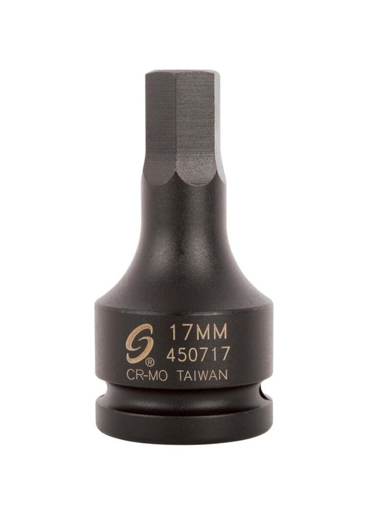 Sunex 17 mm 3/4 Inch Hex Drive Impact Socket