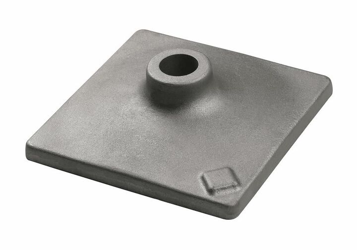 Bosch 6 Inch x 6 Inch Tamper Plate 1-1/8 Inch Hex Hammer Steel