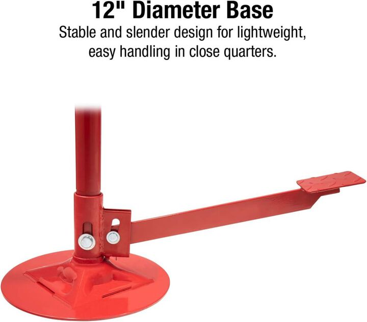 Sunex 1500 Lbs Capacity 53 Inch x 79 Inch Foot Pedal Underhoist Stand, large image number 2